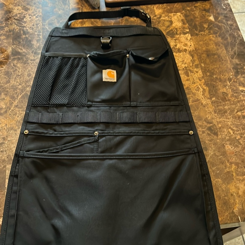 Carhartt Universal Nylon Duck Seat Back Organizer, Black